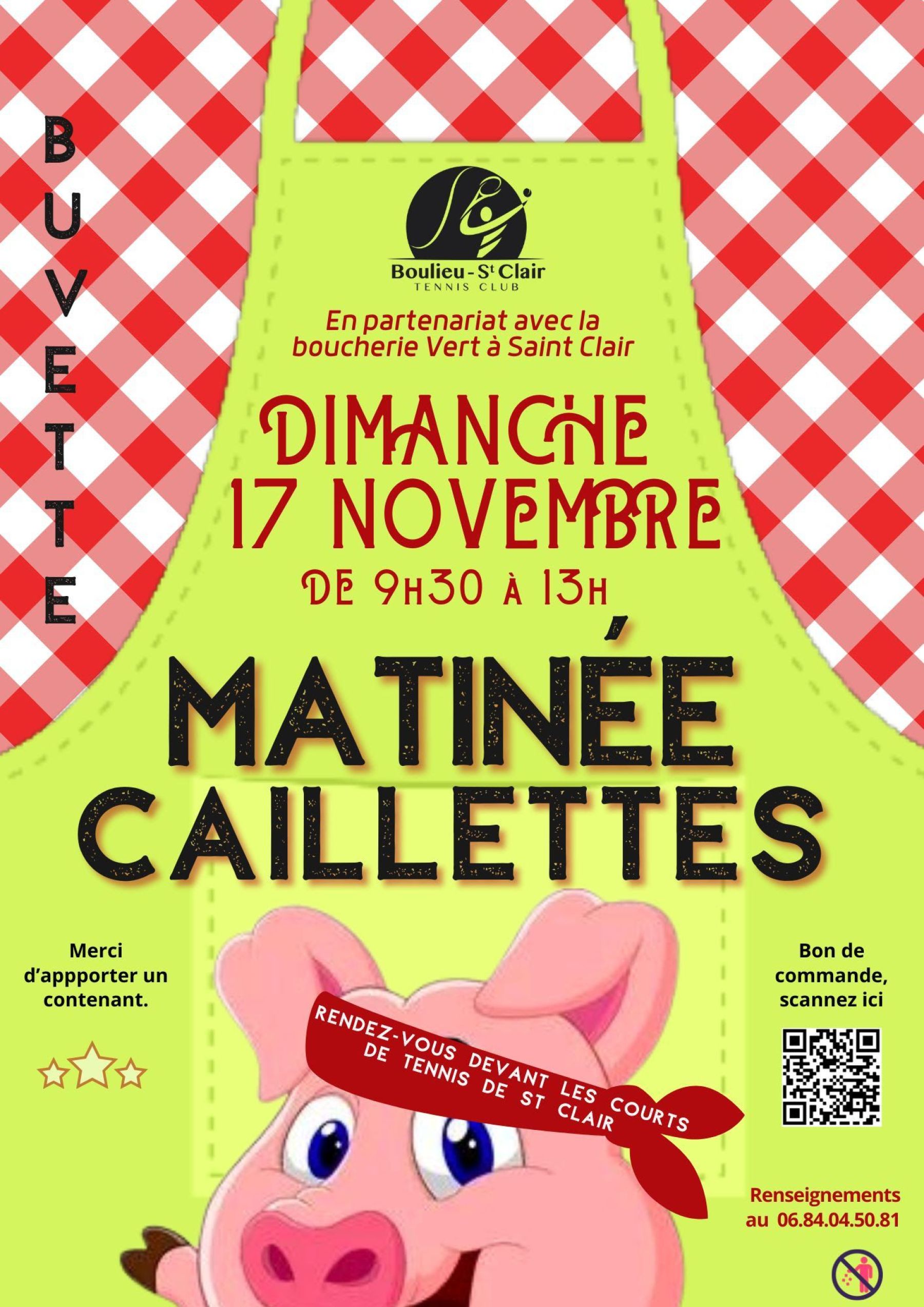 matinée caillette tennis club