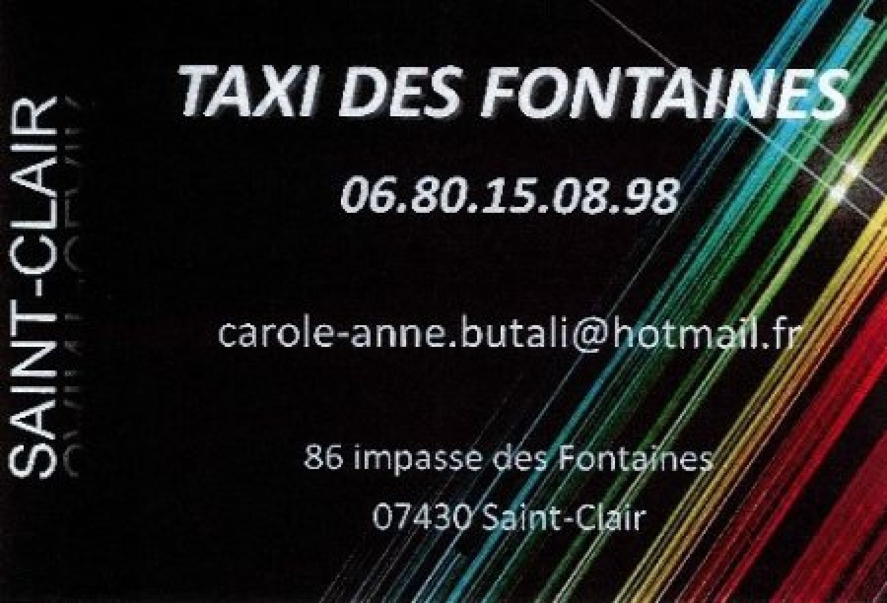 Taxi des Fontaines